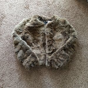 Genuine Rabbit Fur Coat Worn Twice